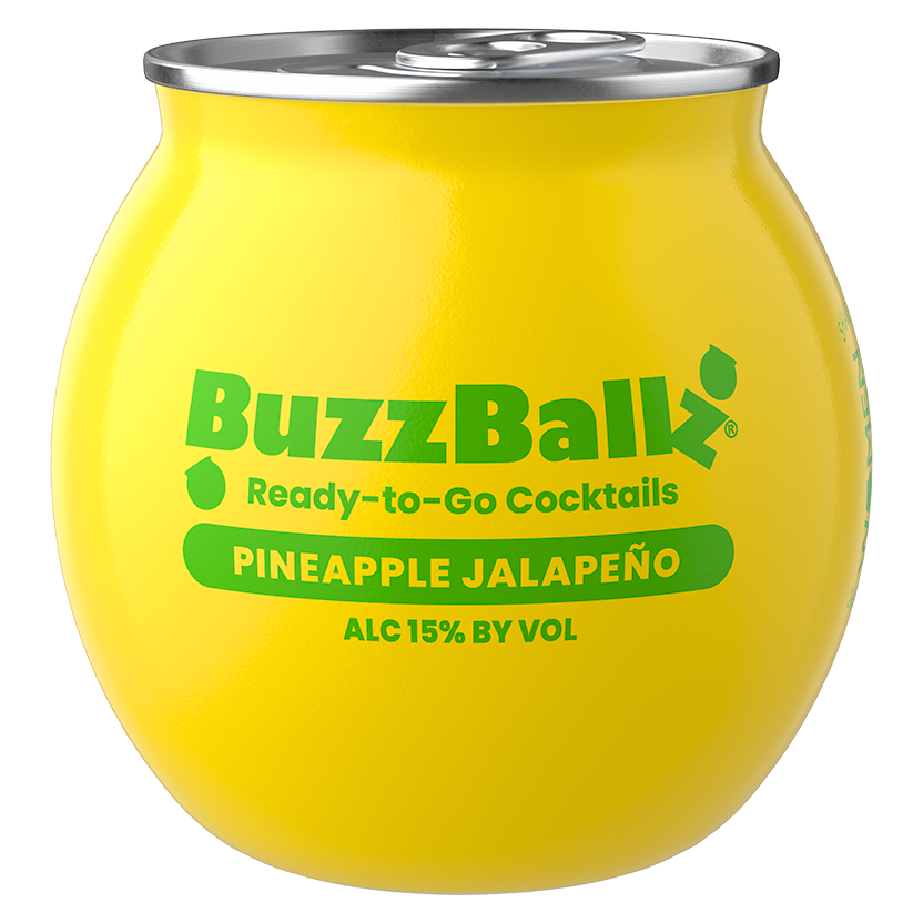 BuzzBallz Pineapple Jalapeno 200ml bottle