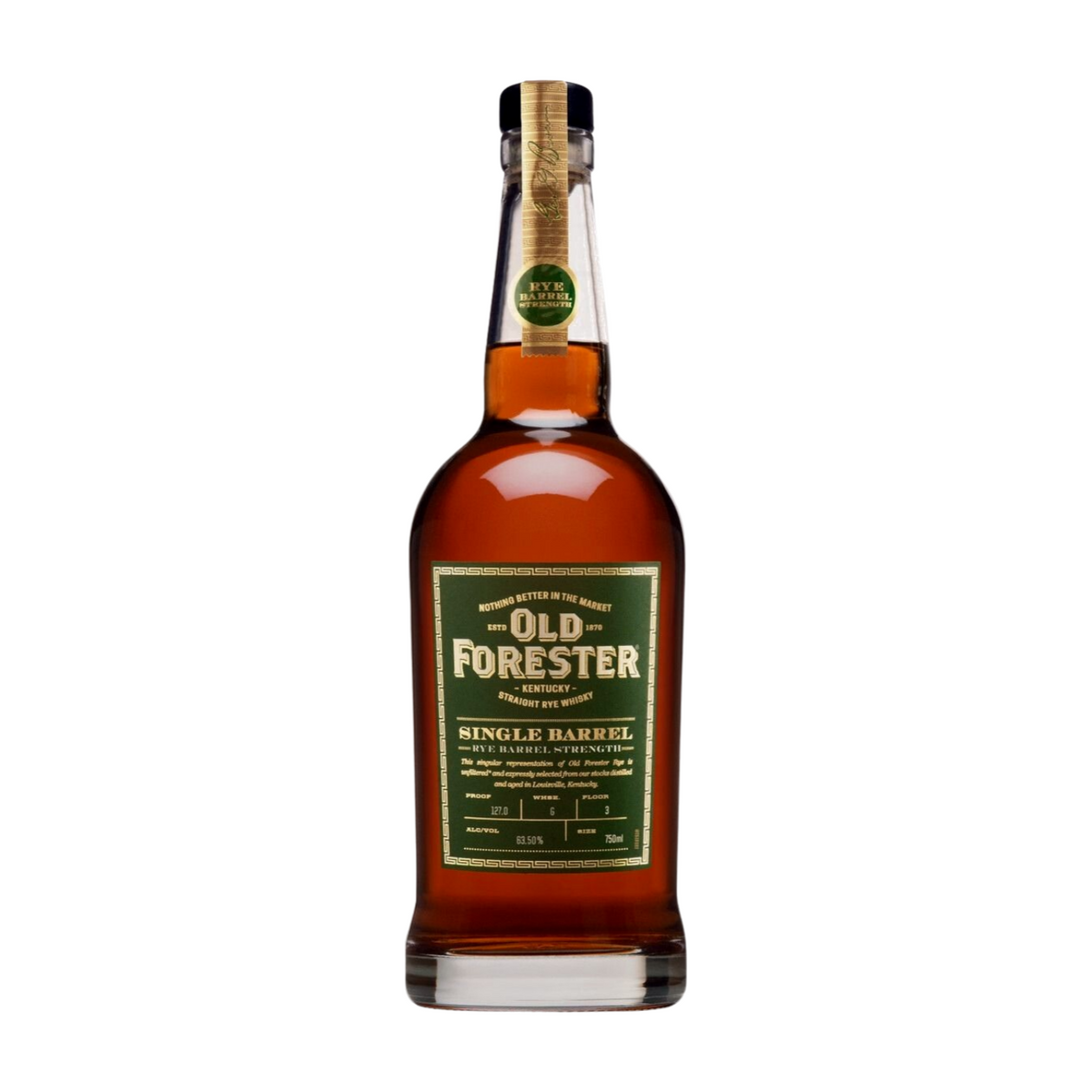 Old Forester Single Barrel Strength Rye 750ml