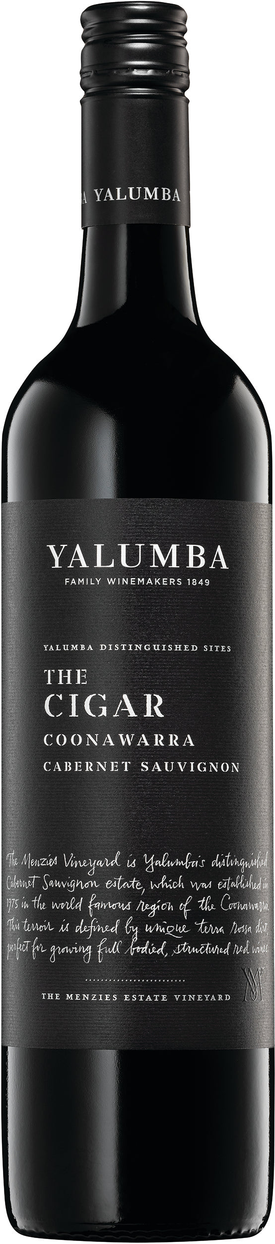 Yalumba "The Cigar" Coonawara Cabernet Sauvignon 2023 bottle