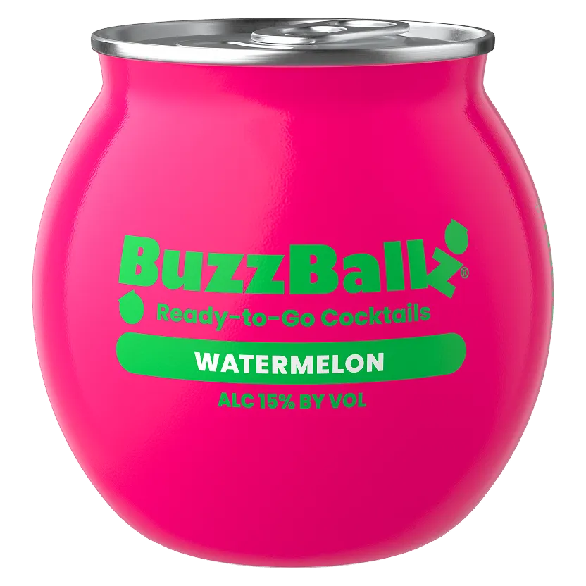 BuzzBallz Watermelon Smash 187ml bottle