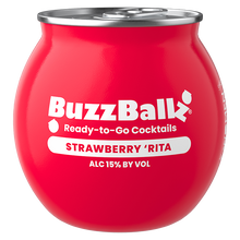 BuzzBallz Strawberry Rita 187ml bottle