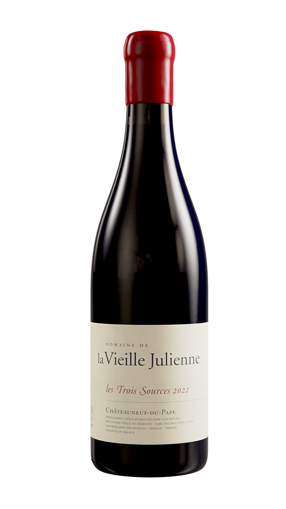 Domaine de la Vieille Julienne "Les Trois Sources" CDP Rouge 2022 bottle