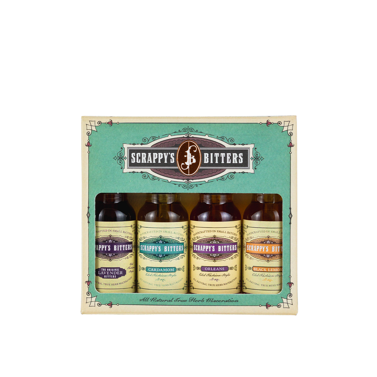 Scrappy's "The New Classics" Bitters Set 4pk bottle