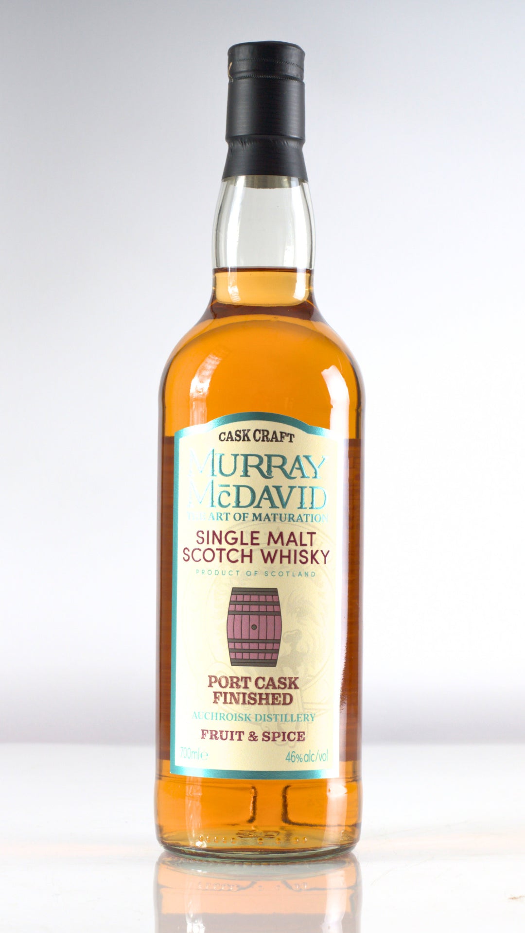 Auchroisk Single Malt Scotch "Murray McDavid" Port Cask Finish 700ml bottle