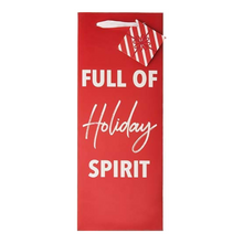 Gift Bag 1-Bottle Full of Holiday Spirit