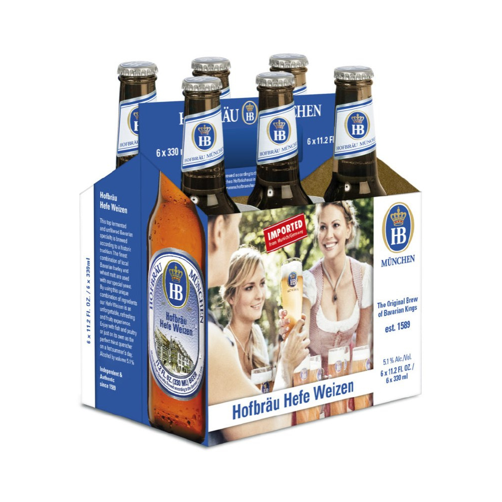 Hofbrau Hefeweizen 6pk Bottles