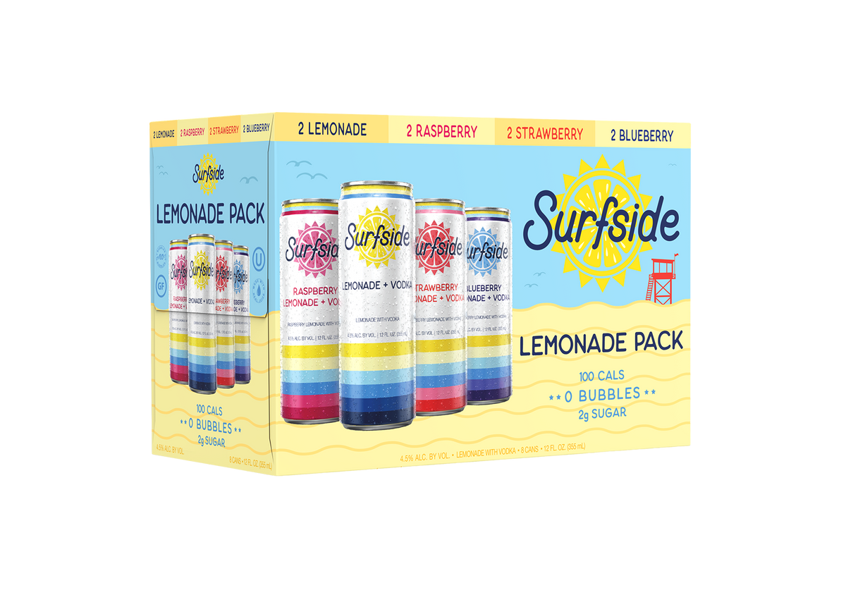 Surfside Lemonade Starter 8pk Cans
