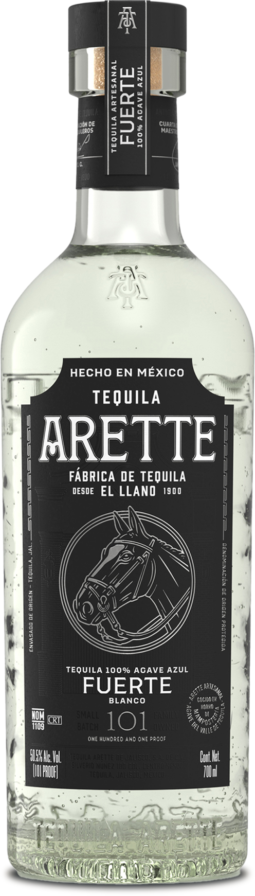 Arette Fuerte Blanco Tequila 700ml bottle