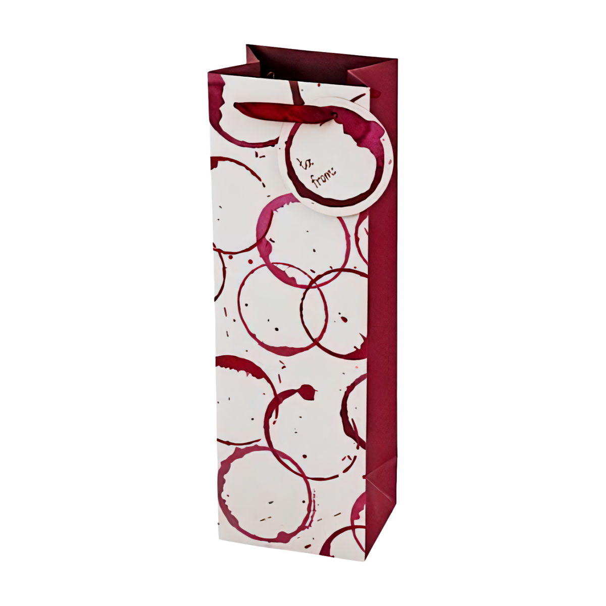 Wine Stain 1-Bottle Gift Bag