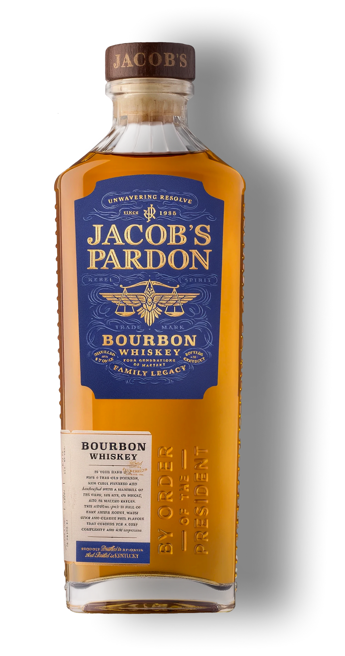 Jacob's Pardon Bourbon Whiskey 750ml bottle