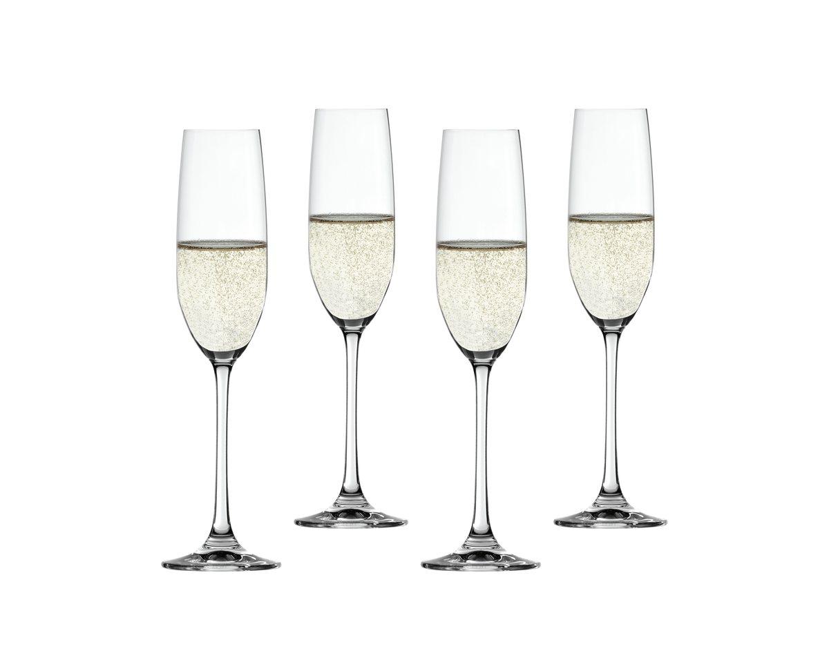 Spiegelau Salute Champagne Flutes 7oz 4pk