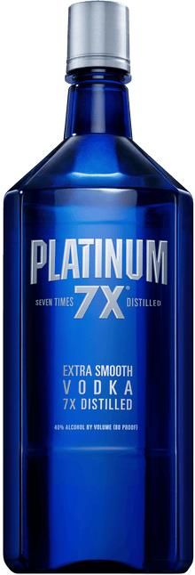 Platinum 7x Vodka 1.75L bottle