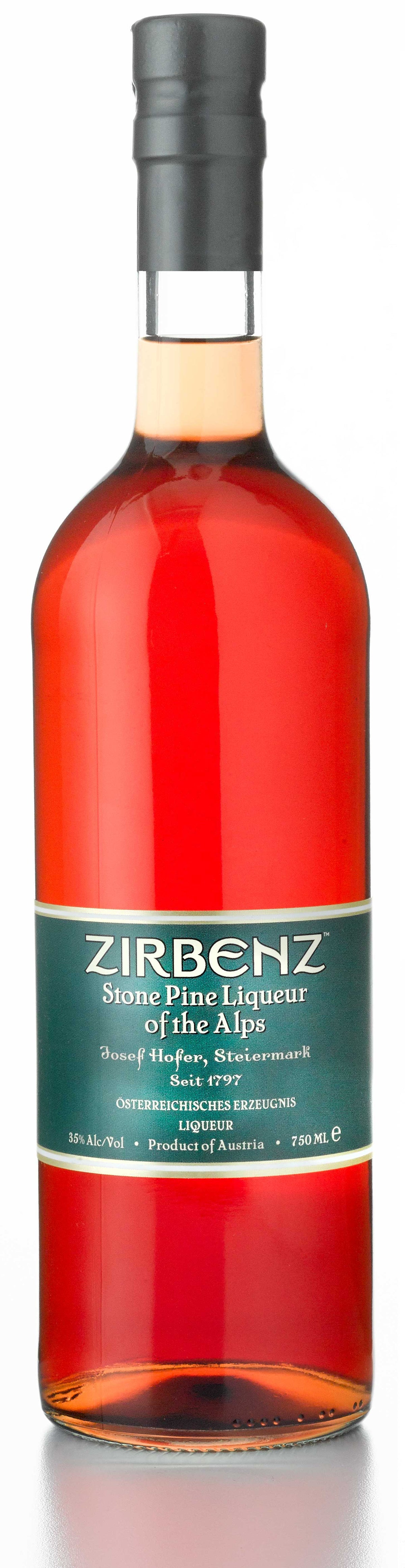 Zirbenz Stone Pine Liqueur of the Alps 750ml bottle
