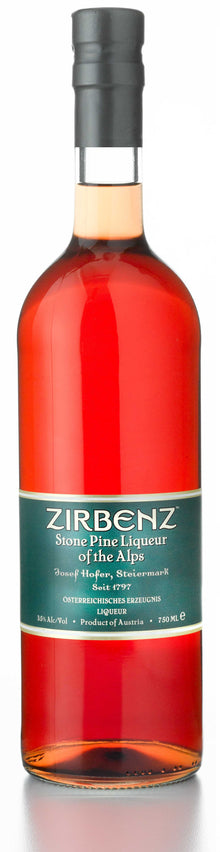 Zirbenz Stone Pine Liqueur of the Alps 750ml bottle